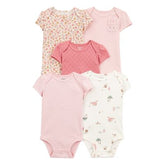 Set de Bodys 5pc Rosa